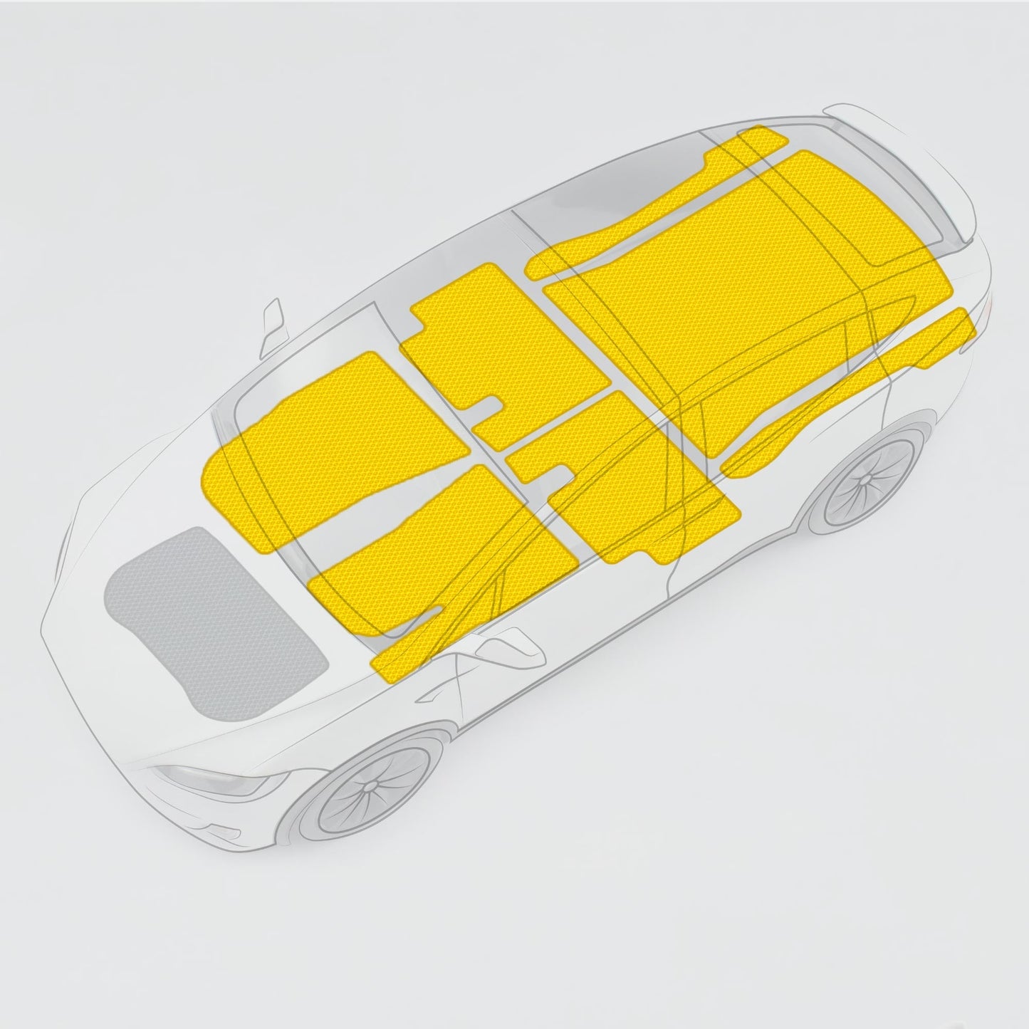 Dywaniki samochodowe do Nissan Leaf - Przód i tył + Bagażnik