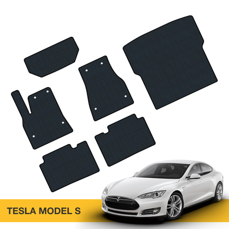 Kompletny zestaw wykładziny bagażnika dla Tesla Model S z EVA od Prime EVA.