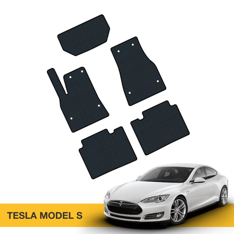 Pełny zestaw akcesoriów samochodowych EVA dla Tesla Model S od Prime EVA.