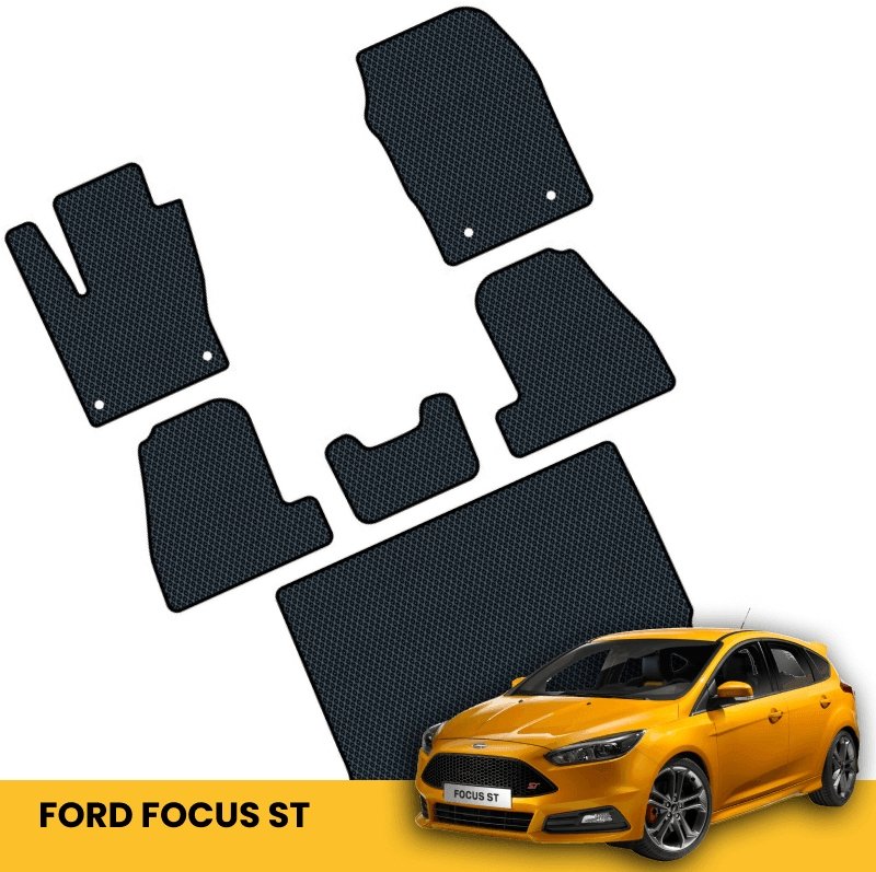 Dywaniki samochodowe do Ford Focus ST Line - Przód