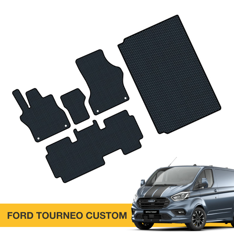 Kompletna wykładzina bagażnika dla Forda Tourneo z materiału EVA od Prime EVA.