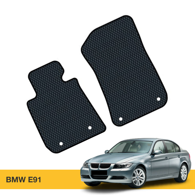 Dywaniki samochodowe EVA dla BMW E90/E91, gwarantujące czystość i ochronę wnętrza auta.