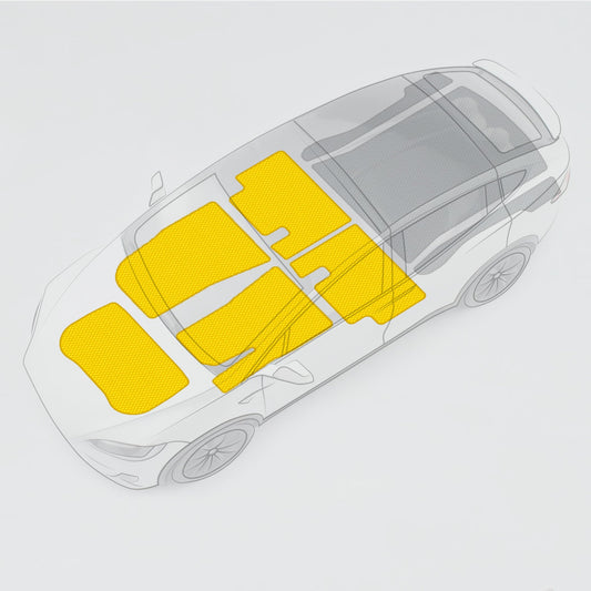 Dywaniki samochodowe do Tesla Model 3 I generacja (2017 - 2021) Sedan Automatyczna - Przód i tył + Przedni bagażnik