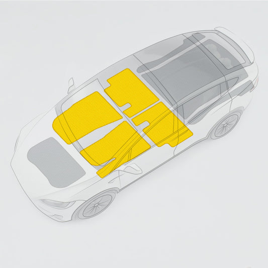 Dywaniki samochodowe do Tesla Model 3 I generacja (2017 - 2021) Sedan Automatyczna - Przód i tył