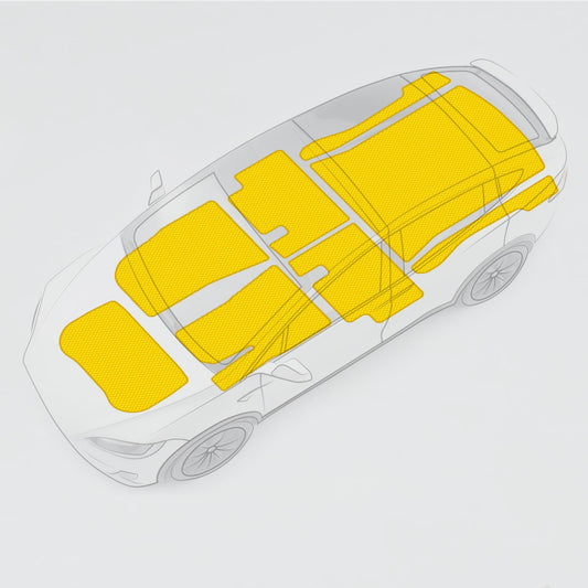 Dywaniki samochodowe do Tesla Roadster - Przód i tył + Przedni i tylny bagażnik