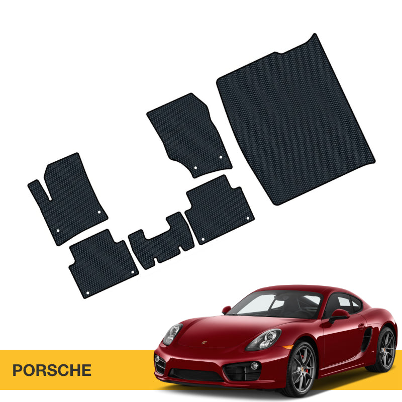 Komplet osłon bagażnika Porsche wykonany z EVA przez Prime EVA.