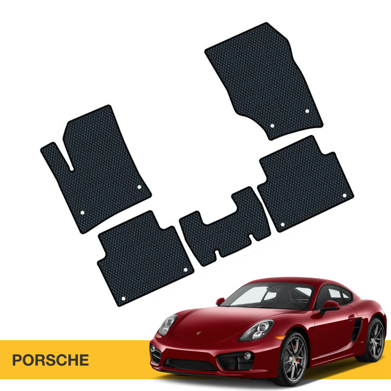 Kompletny zestaw mat podłogowych Porsche EVA od Prime EVA.