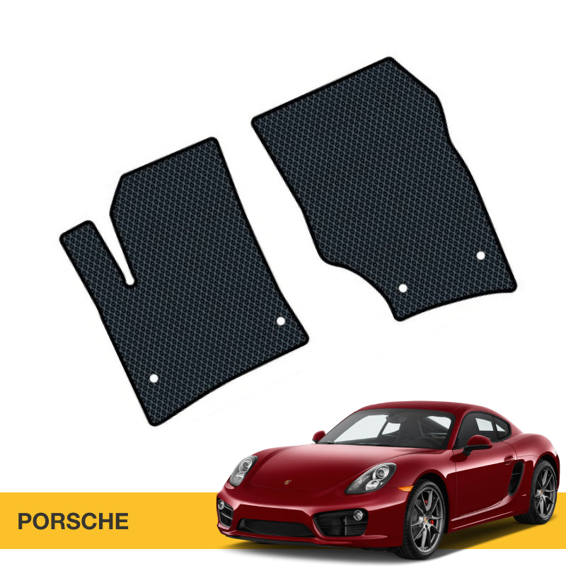 Zestaw przednich mat podłogowych EVA od Prime EVA na zamówienie dla Porsche.