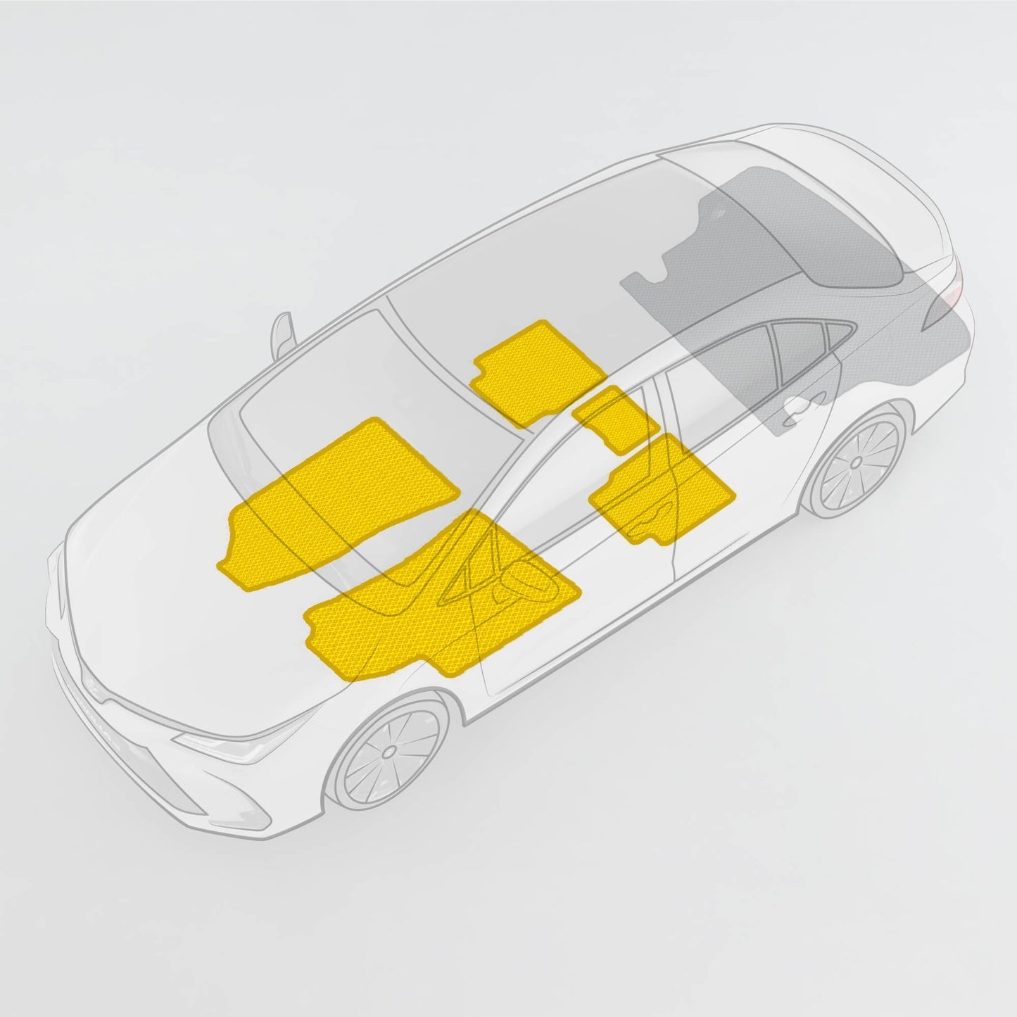 Dywaniki samochodowe do VW Golf 5 - Przód i tył