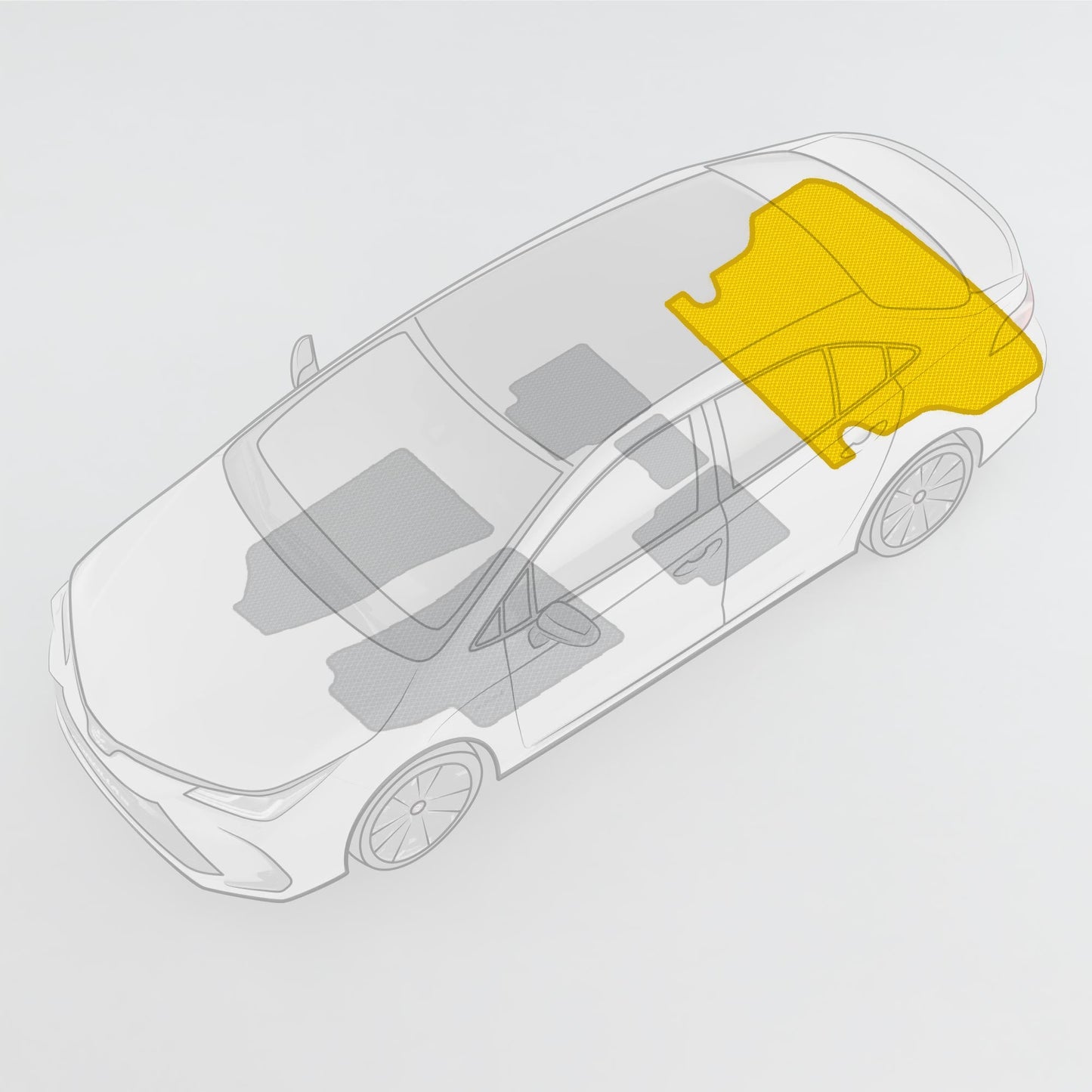 Dywaniki samochodowe do Nissan X-Trail T31 (2007 - 2011) Crossover Manualna - Bagażnik