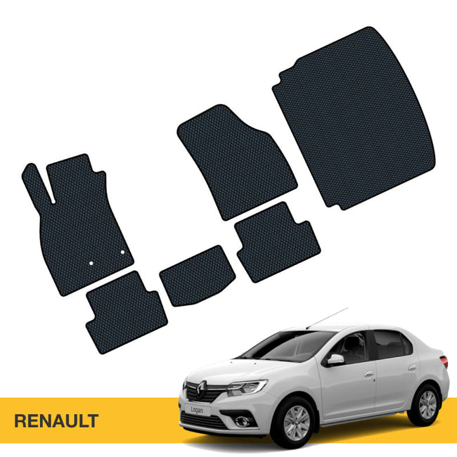 Pełny zestaw wytrzymałych wykładzin bagażnika z EVA dla Renault od Prime EVA.