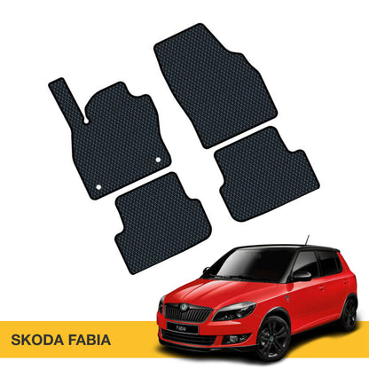 Dywaniki samochodowe EVA dla Skoda Fabia Prime, zapewniające czystość i zabezpieczenie.