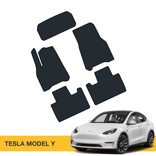 Kompletny zestaw mat EVA do frunk dla Tesla Model Y od Prime EVA.