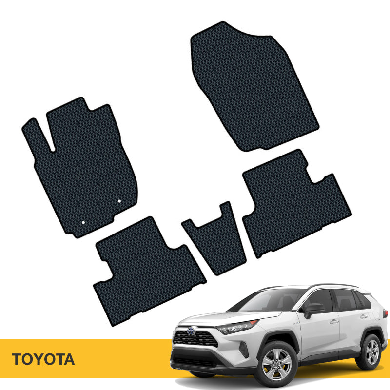 Kompletny zestaw mat samochodowych Toyota wykonanych z EVA przez Prime EVA.