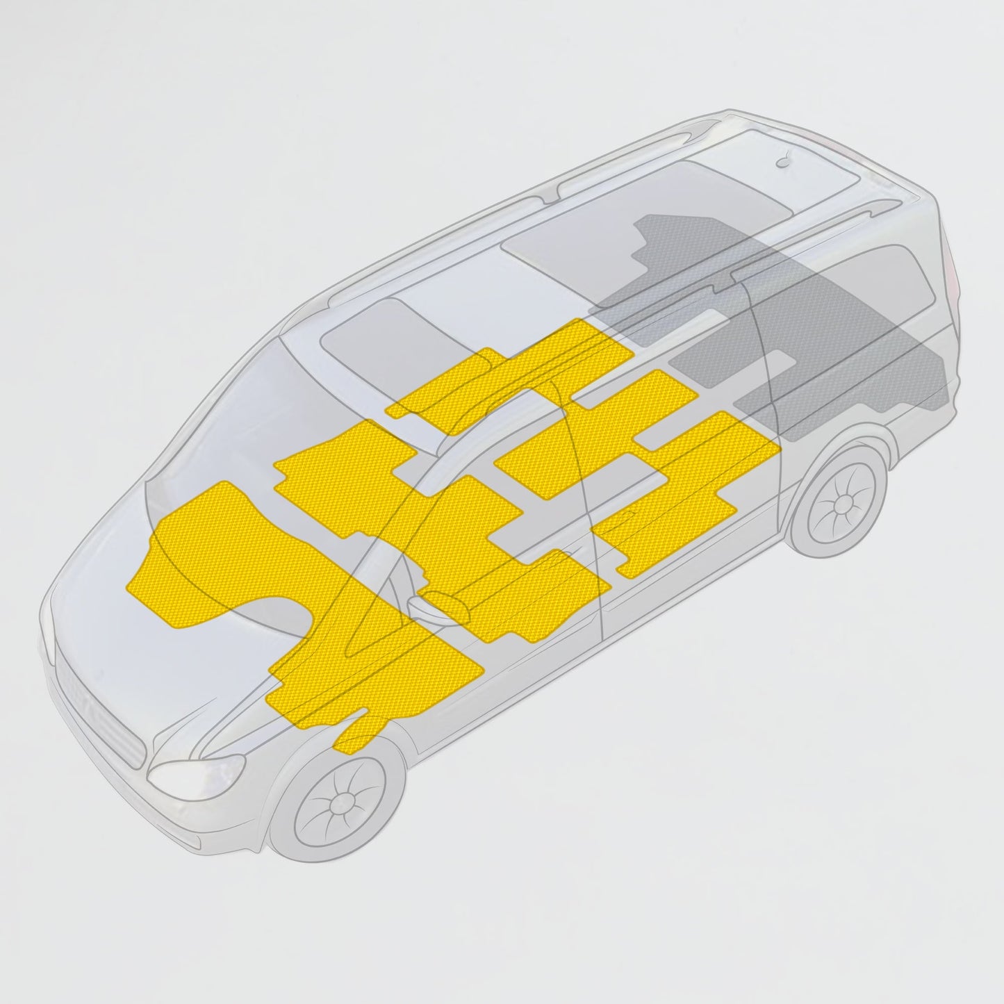 Dywaniki samochodowe do VW T5 - Przód i tył