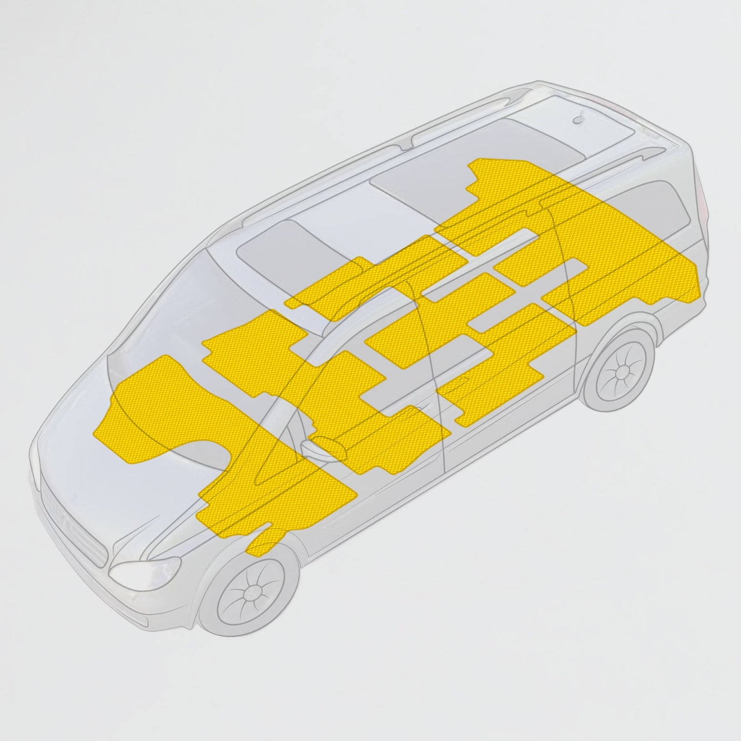 Dywaniki samochodowe do VW T5 - Przód i tył + Bagażnik