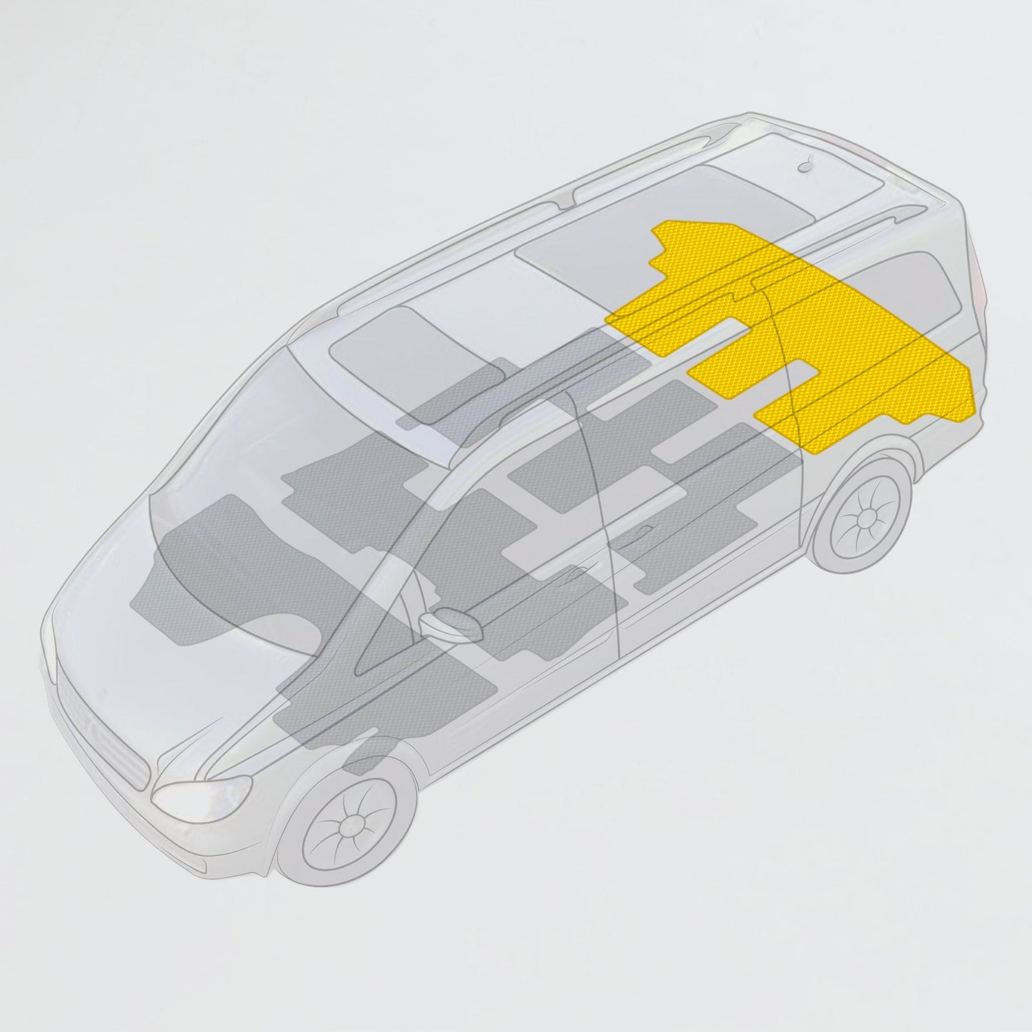 Dywaniki samochodowe do VW T5 - Bagażnik