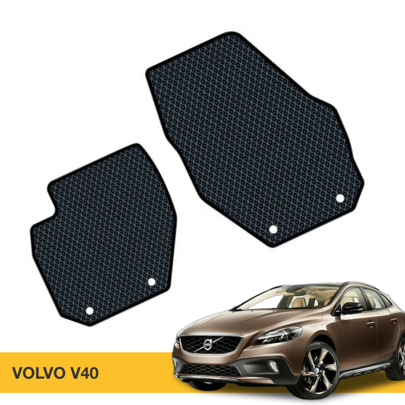 Niestandardowy przedni zestaw mat samochodowych z EVA od Prime EVA dla Volvo V40.
